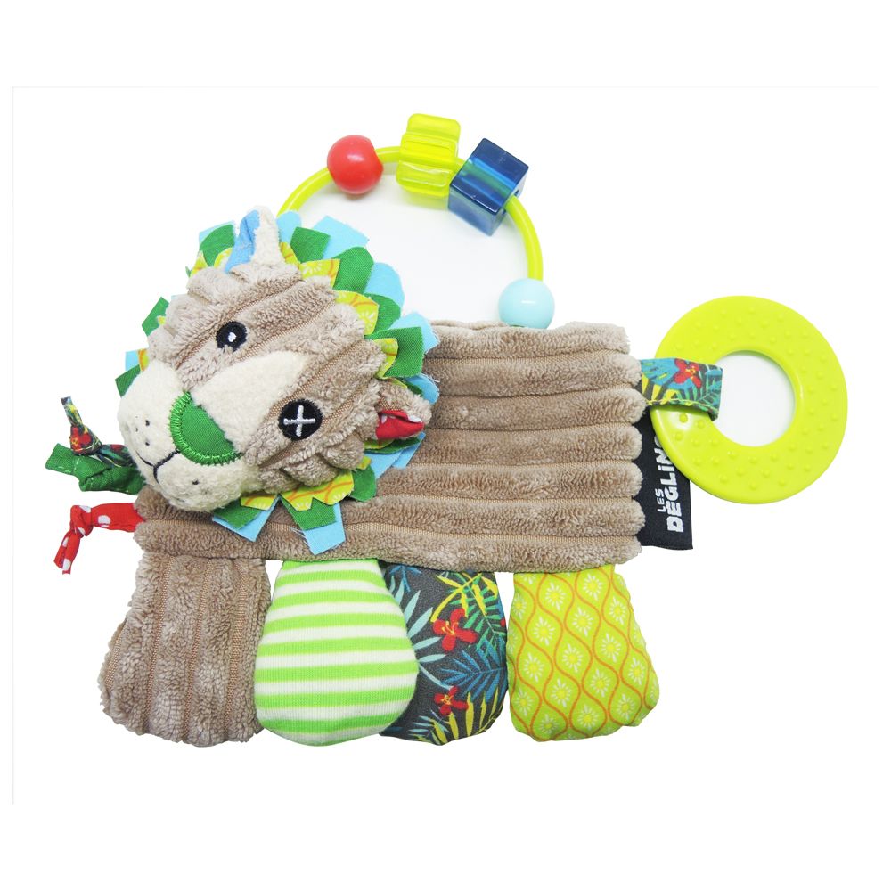 Childcare  accessories - Activity Rattle Pomelos the Ostrich - DEGLINGOS