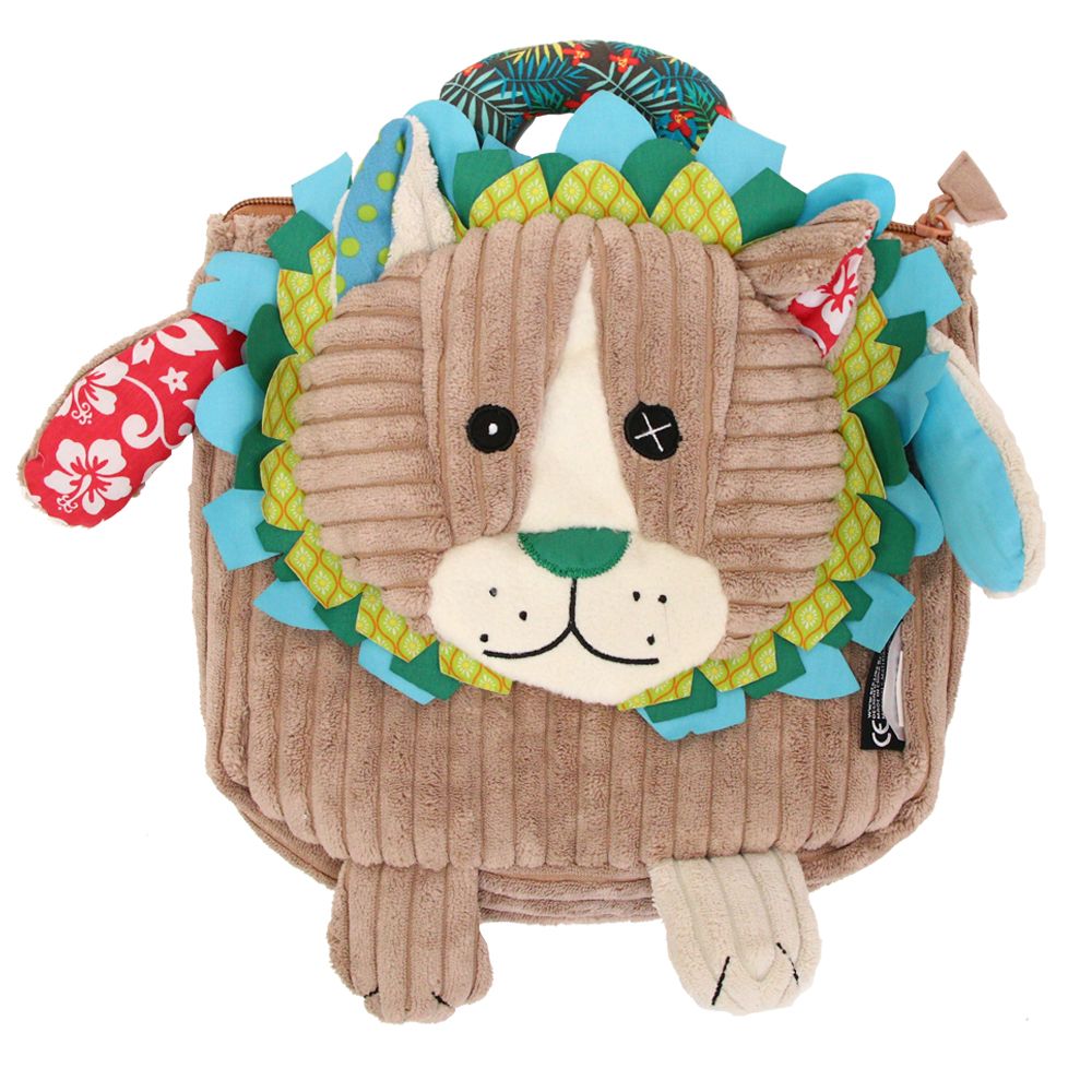 Travel accessories - Corduroy backpack Pomelos the Ostrich - DEGLINGOS