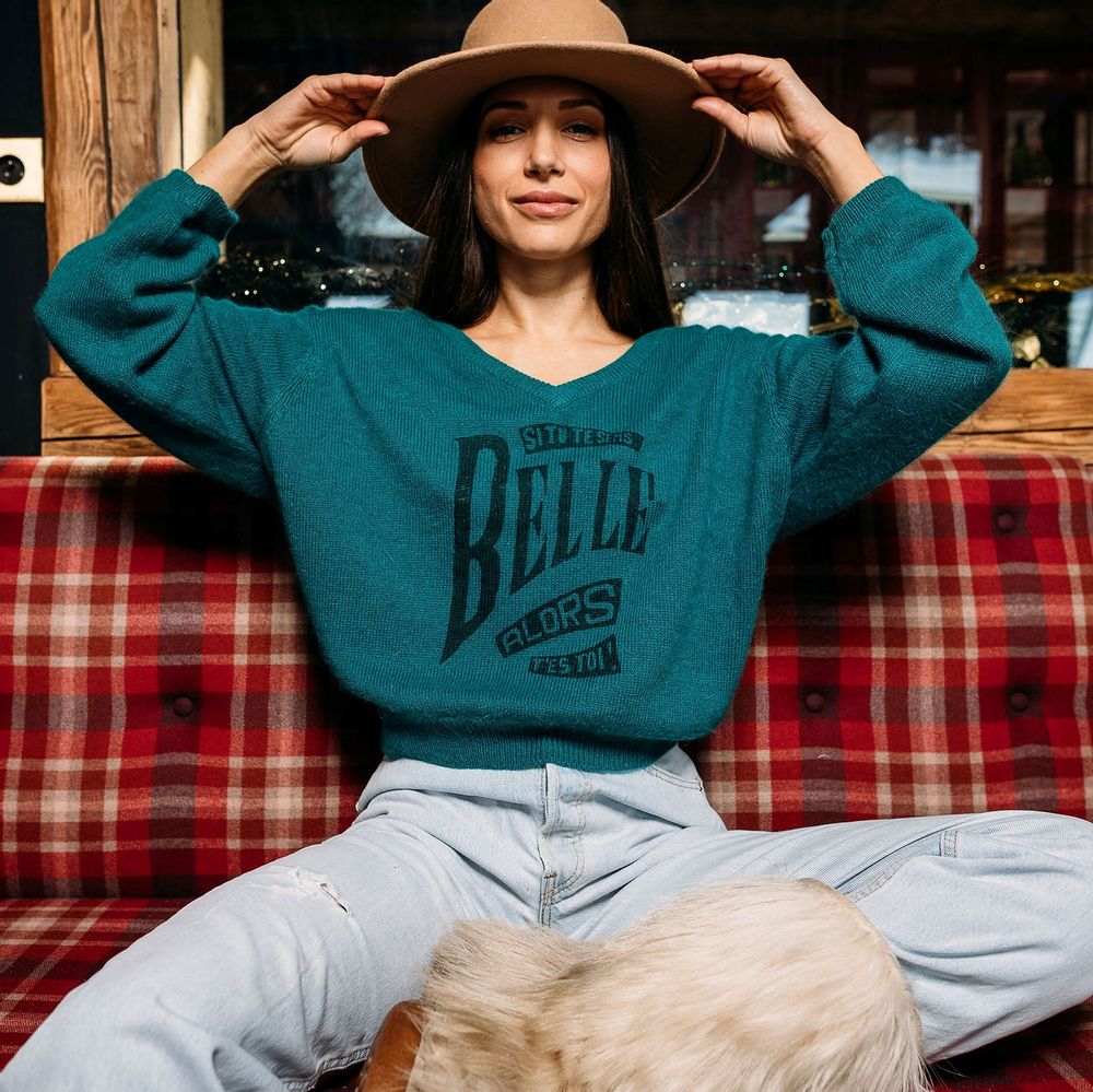 Apparel - SWEATER IF YOU FEEL BEAUTIFUL - FABULOUS ISLAND LTD