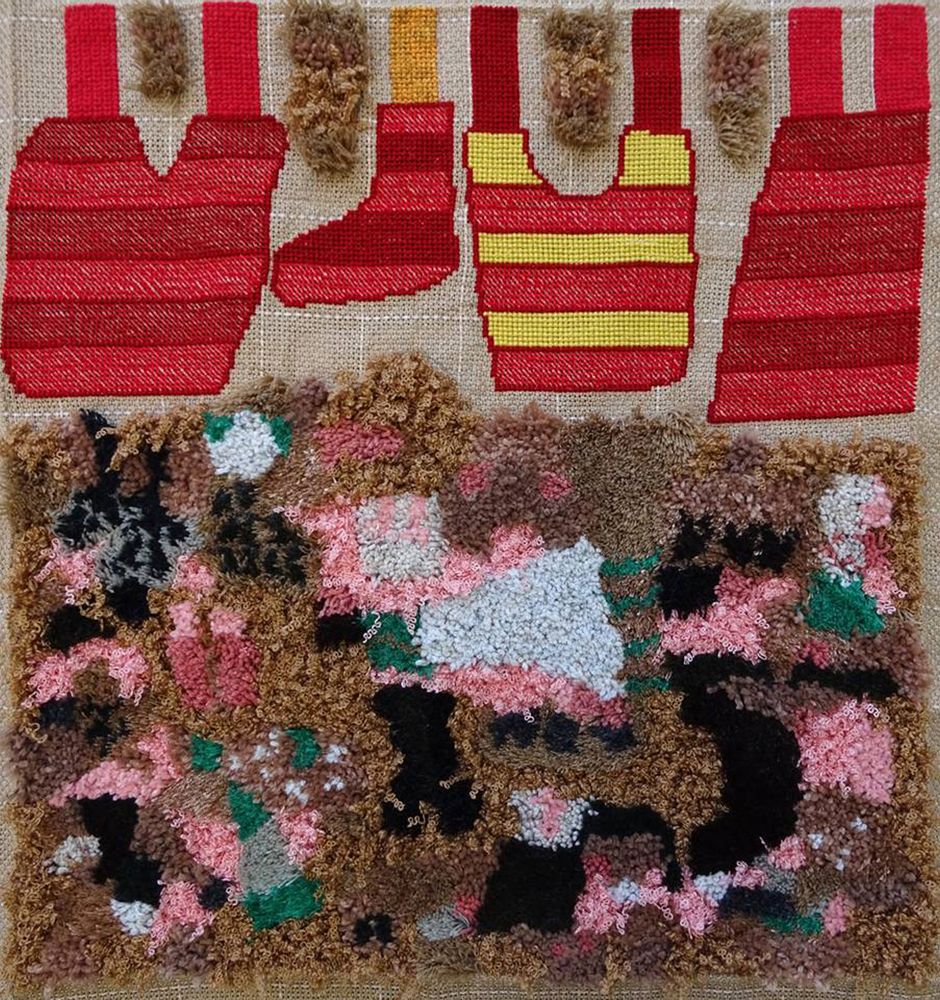 Rugs - Village trip (wall rug – 207)             - SARA PEREIRA ATELIER
