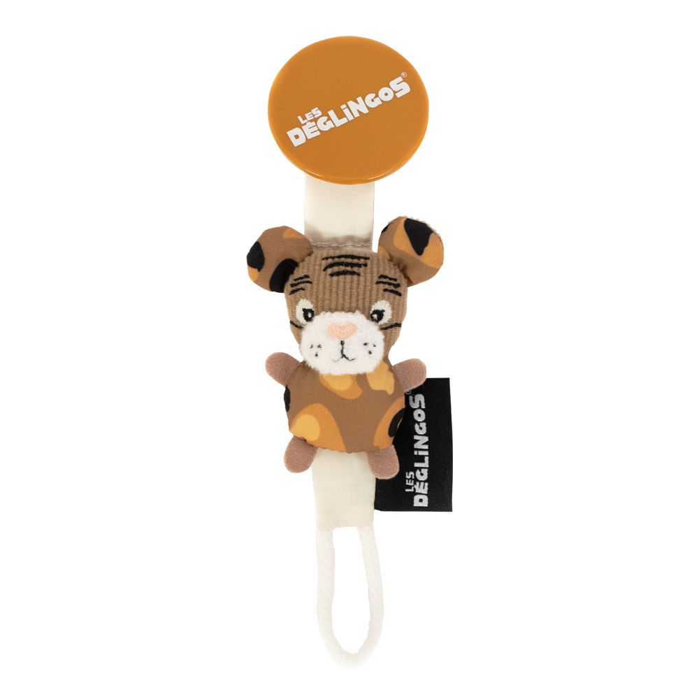 Accessoires pour puériculture - Accroche Sucette Jelekros le Lion - DEGLINGOS
