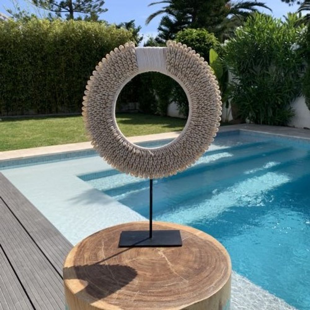 Jewelry - CONCHA tribal shell necklace wall decoration - CASA NATURA