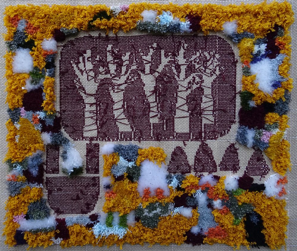 Decorative objects - Apple trees (wall rug – 212) - SARA PEREIRA ATELIER