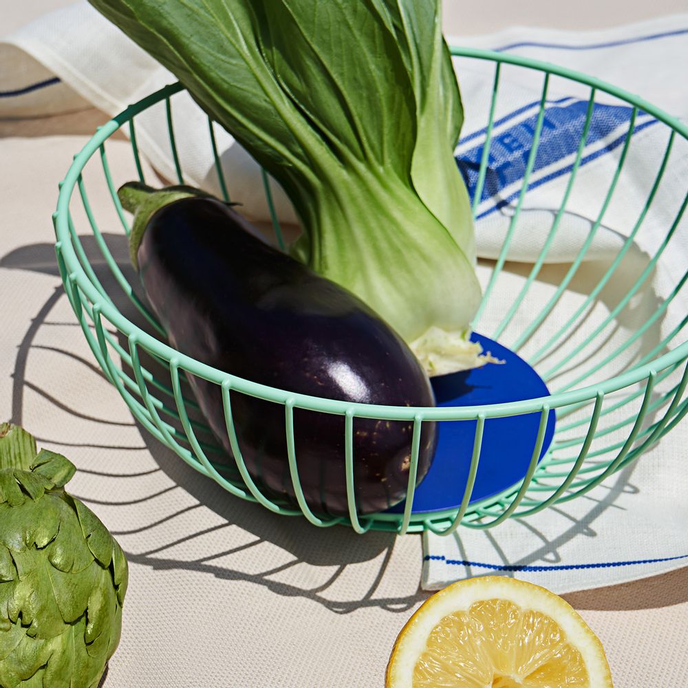 Plats et saladiers - Panier en fil Iris - OCTAEVO