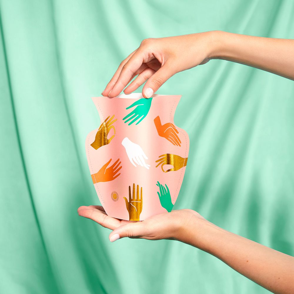 Cadeaux - Mini vase en papier - OCTAEVO