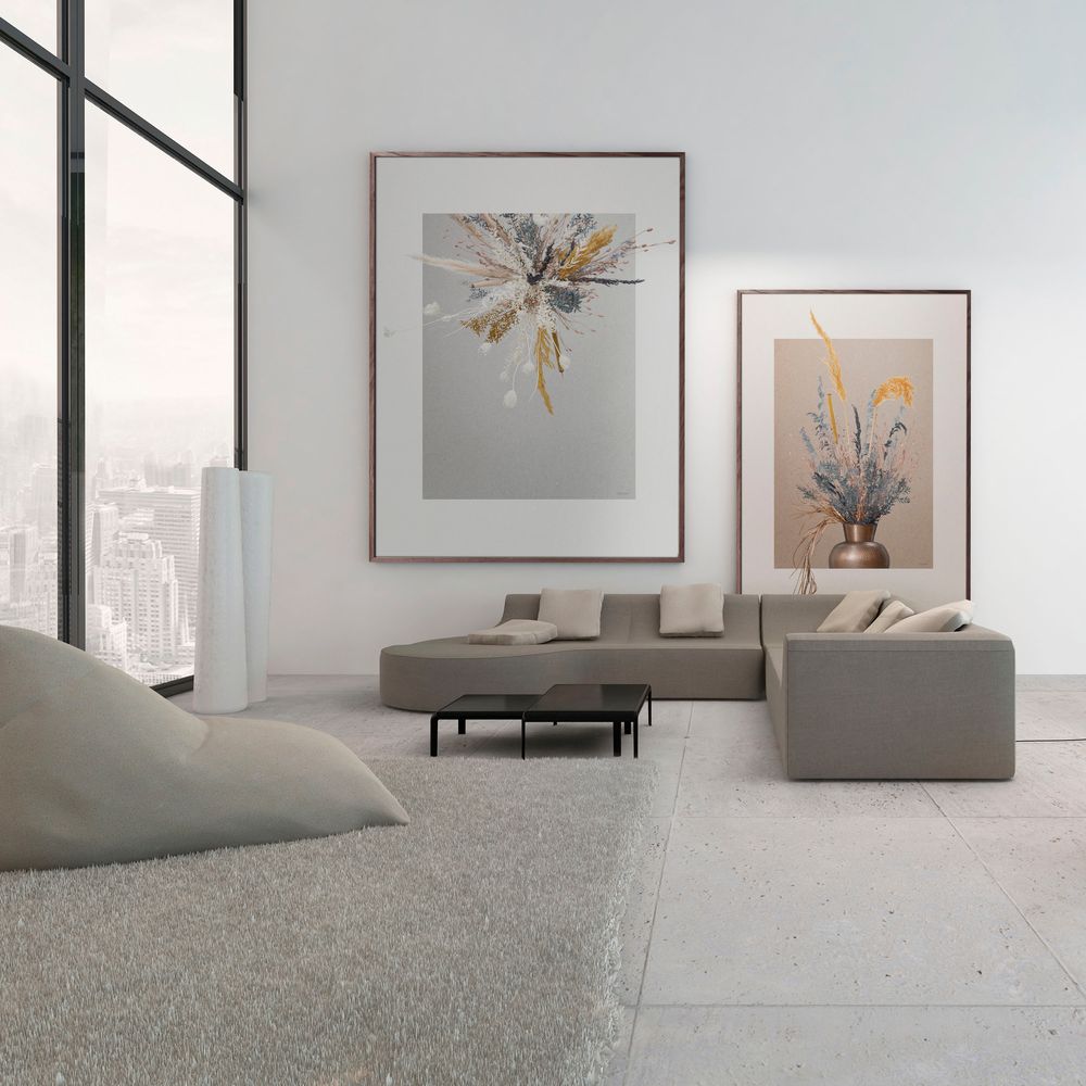 Affiches - Vintage Flower Deco CC3 & CC4 - CHICURA COPENHAGEN