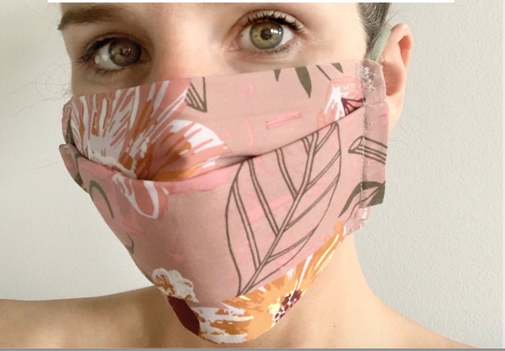 Scarves - Weekly View 7 Masks in Afnor Standard Fabric Gold Model + 1 Storage Pouch + 2 Storage Pouch - LES LOVERS DECO
