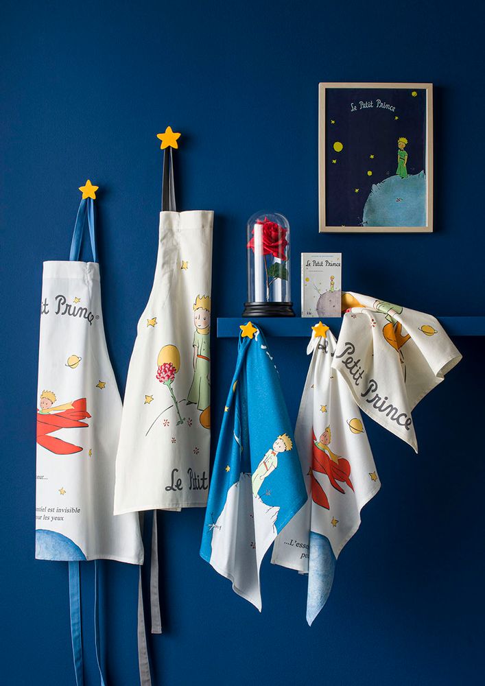 Kitchen linens - The Little Prince - The Flower and the Fox/Printed Apron - COUCKE