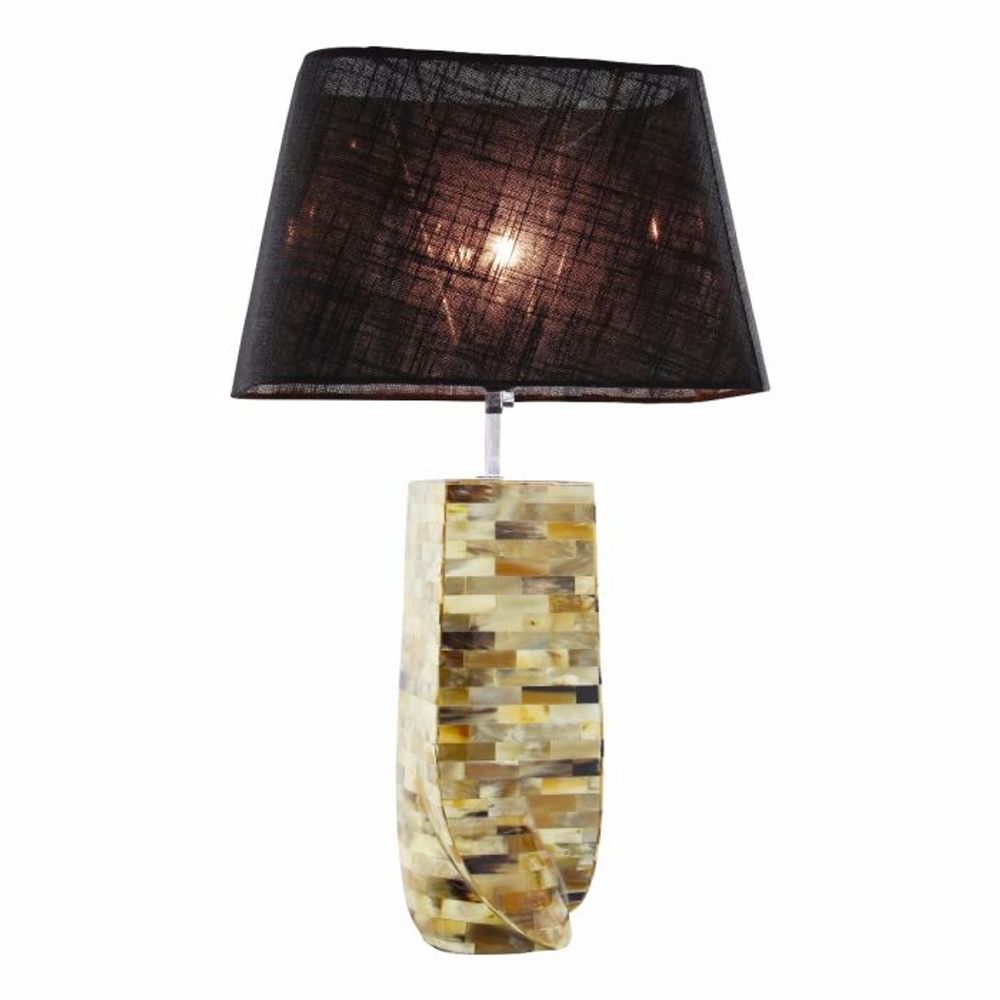 Lampes de table - Pied de lampe corne tressé H 30cm - MOON PALACE