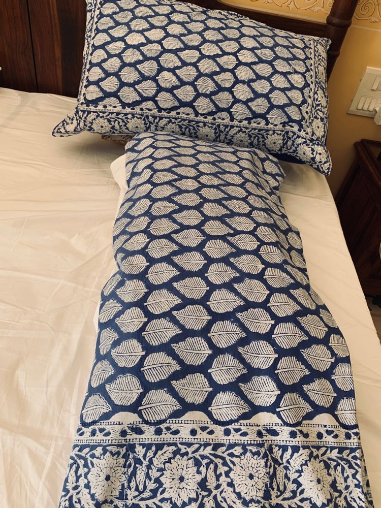 Bed linens - HOUSSE DE COUETTE COTON BLOCK PRINT  - PECHAAN