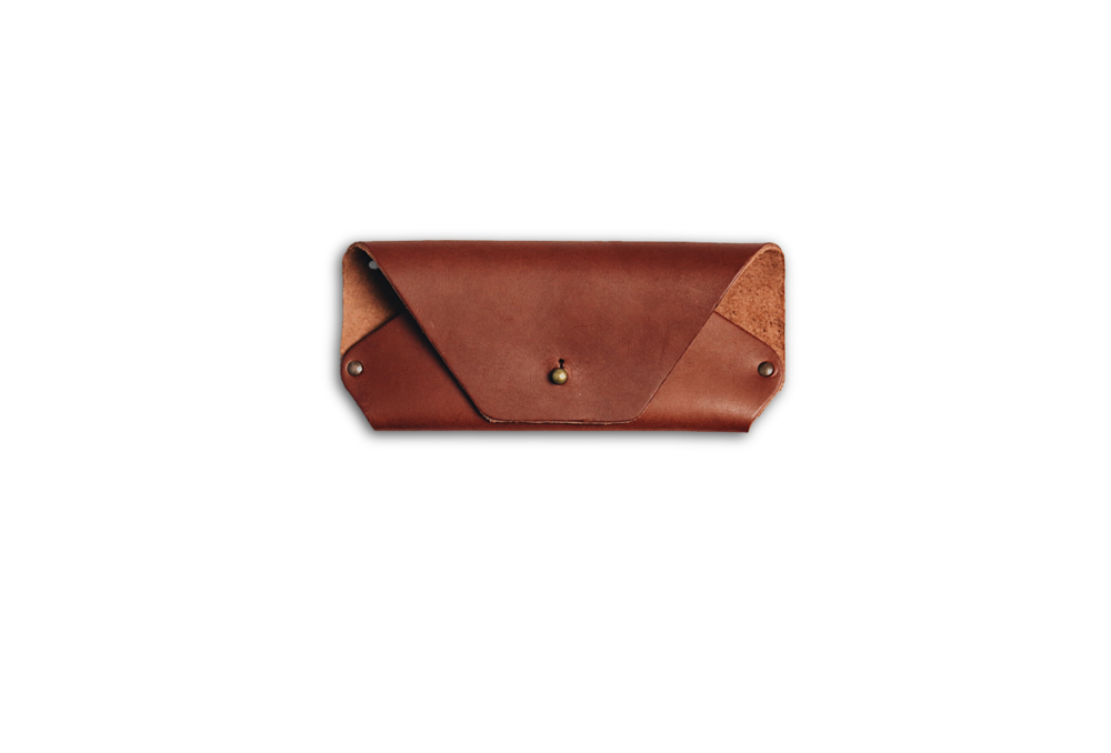 Customizable objects - Leather eyeglasses case - LO ESENCIAL