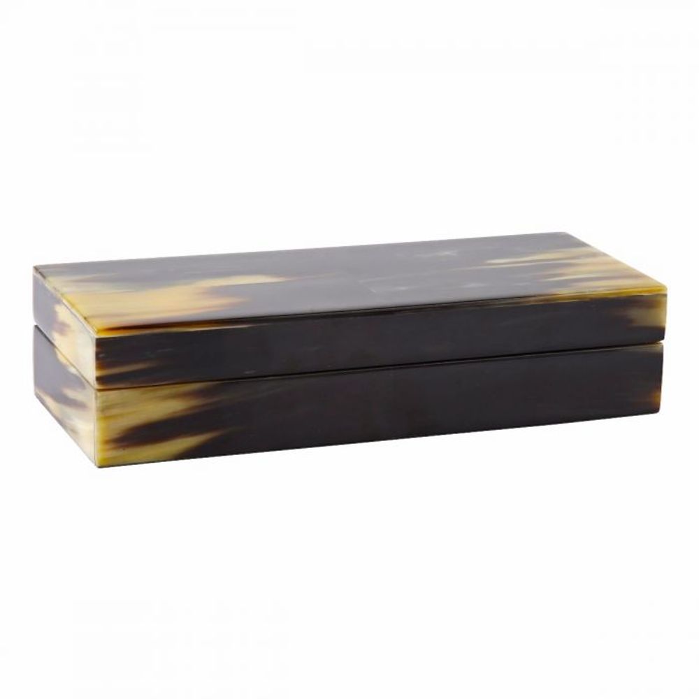 Coffrets et boîtes - Boîte à bijoux corne L 25x10x5,5cm - MOON PALACE