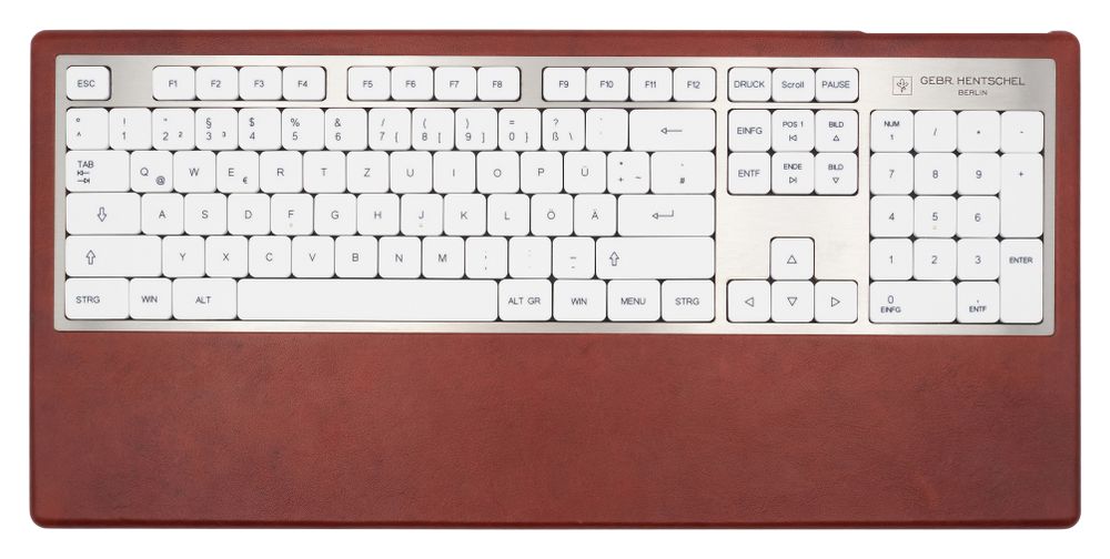 Other smart objects - Computer keyboard - Red leather - GEBR. HENTSCHEL GBR