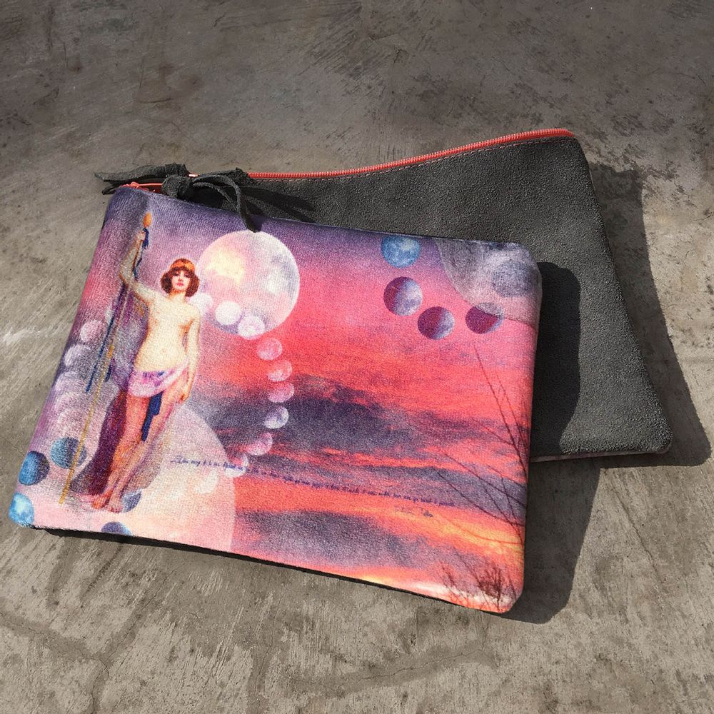 Clutches - MOON Lucky Pouch - EMILIE SAUZET - INSPIRATIONS