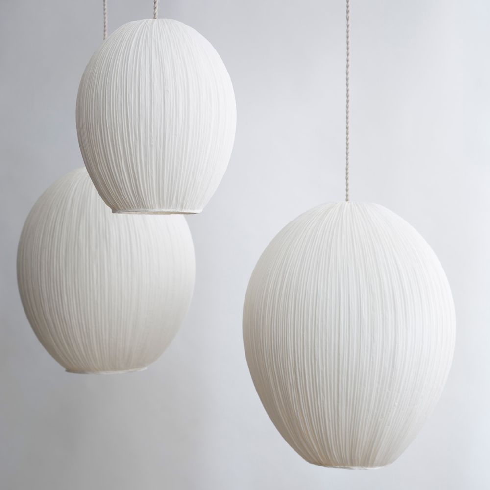 Hanging lights - "Graine", light fixture - PAPIER À ÊTRES