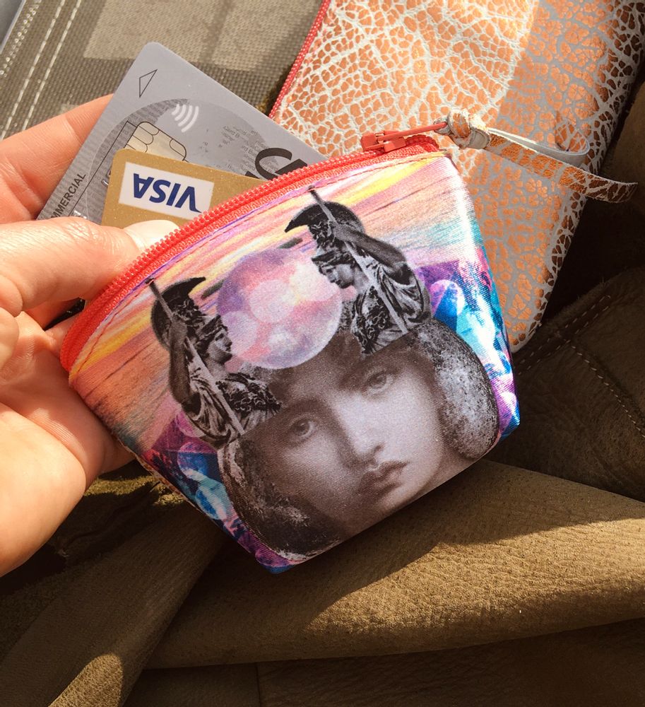 Leather goods - Talisman ATHENA Coin Purse - EMILIE SAUZET - INSPIRATIONS