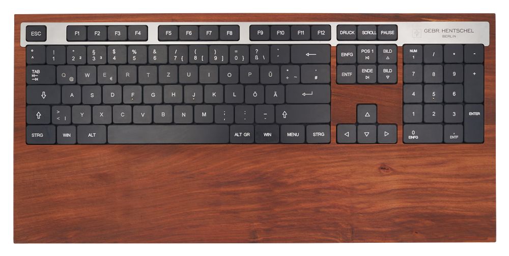 Autres objets connectés  - Clavier d'ordinateur - Bois de prune - GEBR. HENTSCHEL GBR