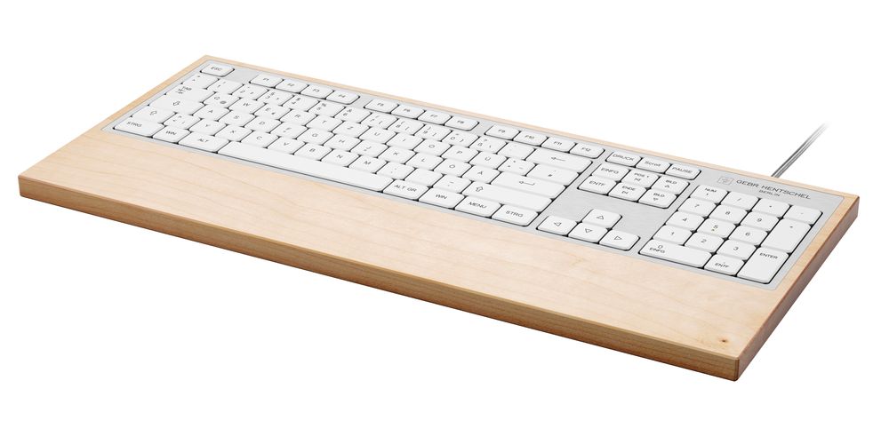 Cadeaux - Clavier d'ordinateur - Bois d'érable - GEBR. HENTSCHEL GBR