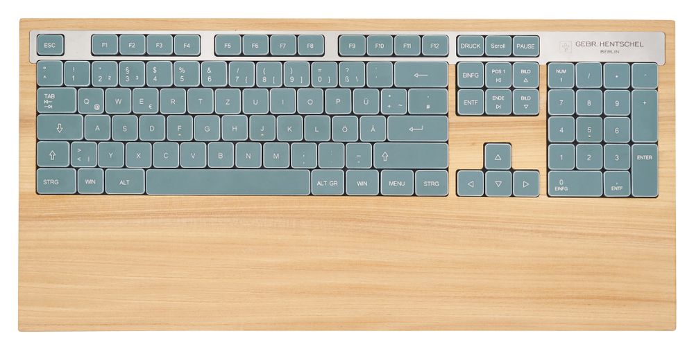 Autres objets connectés  - Clavier d'ordinateur - Bois d'orme - GEBR. HENTSCHEL GBR
