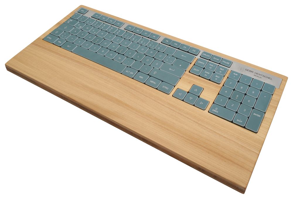 Autres objets connectés  - Clavier d'ordinateur - Bois d'orme - GEBR. HENTSCHEL GBR