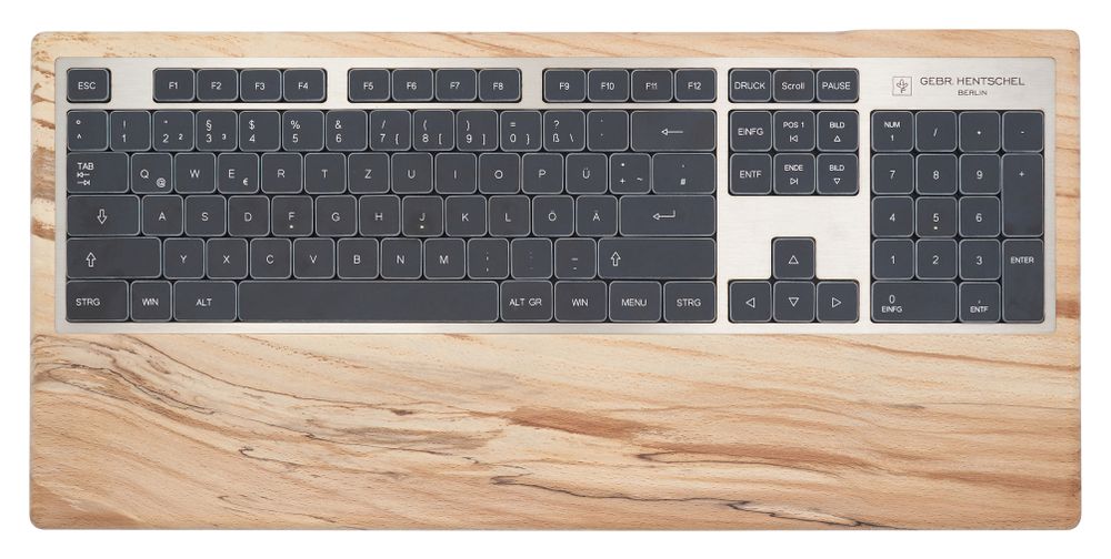 Autres objets connectés - Clavier d'ordinateur - Bois de hêtre spalté - GEBR. HENTSCHEL GBR