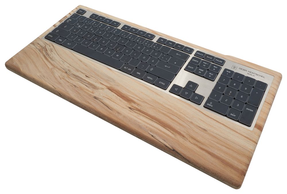 Autres objets connectés - Clavier d'ordinateur - Bois de hêtre spalté - GEBR. HENTSCHEL GBR