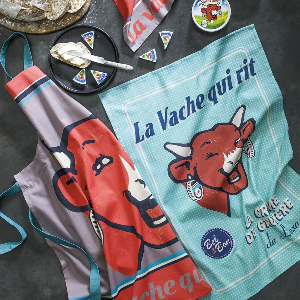Linge d'office - La Vache qui Rit - Vachement Bon / Tablier imprimé - COUCKE