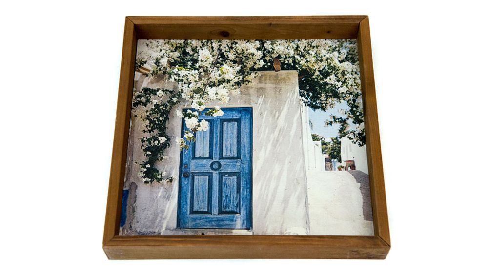 Objets design - Plateau en bois Lanscape - LIVING MEDITERANEO