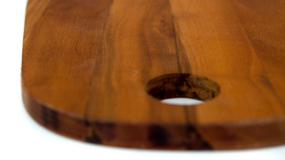 Platter and bowls - Cutting board Short round "dewdrop" - LIVING MEDITERANEO