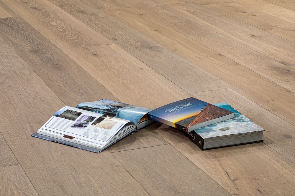 Parquets - Parquet XXL Court - Col. 108 SD Cristal structuré double huilé - CHÊNE DE L'EST