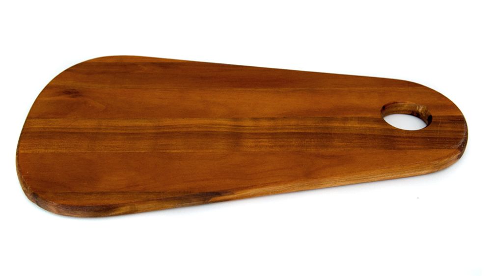 Decorative objects - Cutting board long  round "dewdrop" - LIVING MEDITERANEO