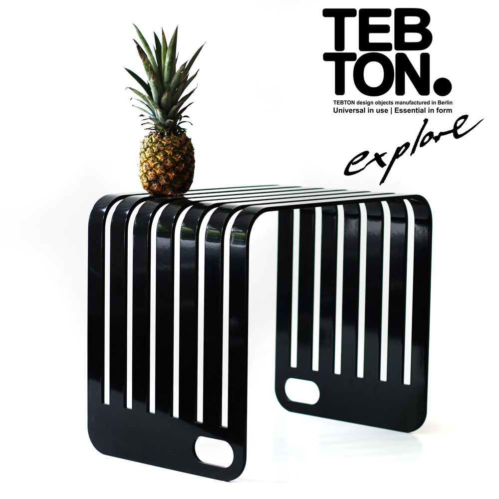 Console table - UNIOTTO2 minimal side table / stool  - TEBTON®