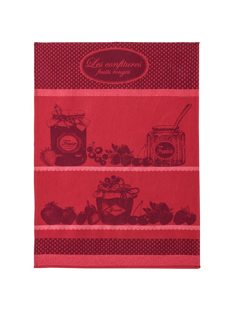 Torchons textile - Confiture Fruits Rouges / Torchon jacquard - COUCKE
