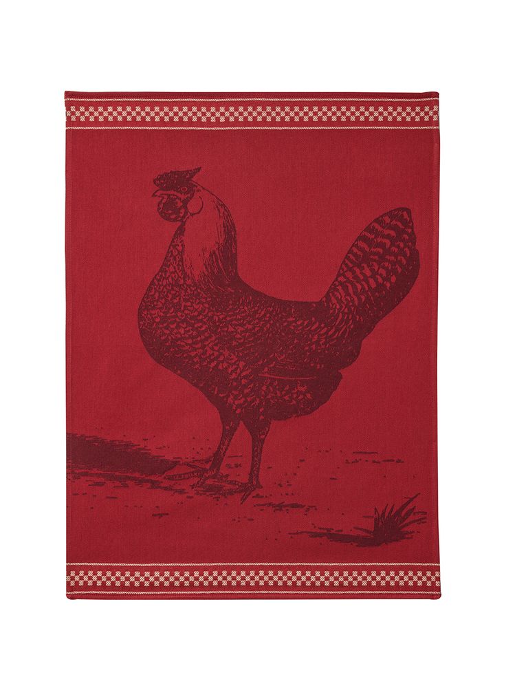 Tea towel - Poule Rousse / Tea towel - COUCKE