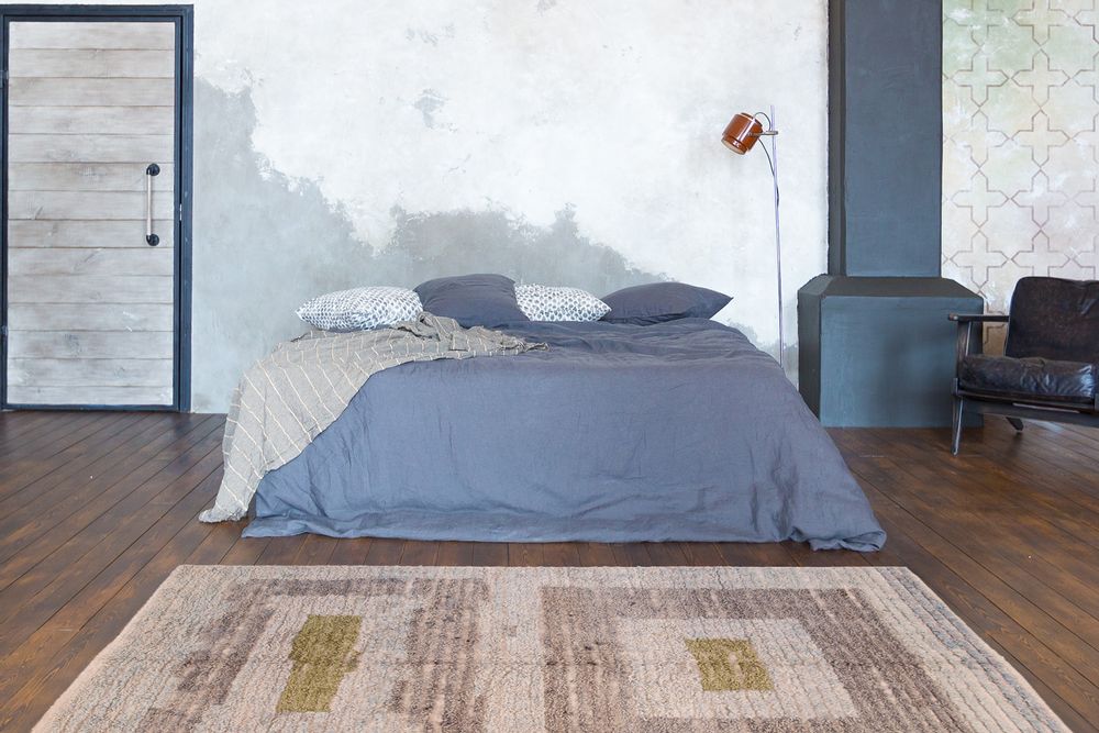Rugs - Geometric Ethnic Modern Rug - ORIENT HANDMADE CARPETS