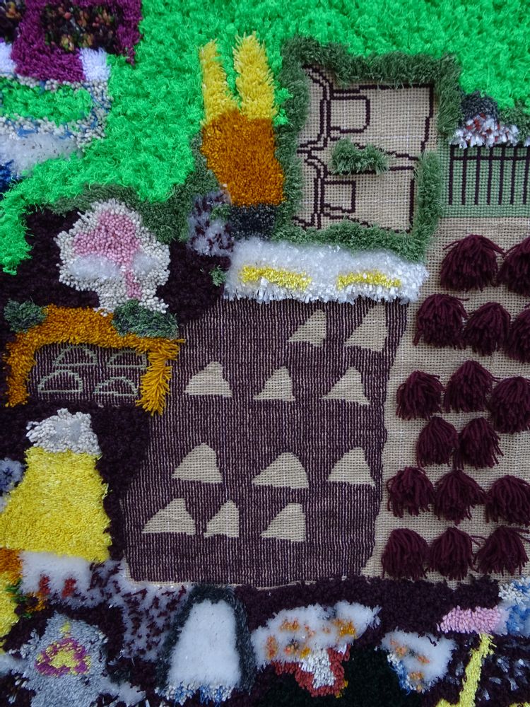 Decorative objects - Village (wall rug – 216) - SARA PEREIRA ATELIER