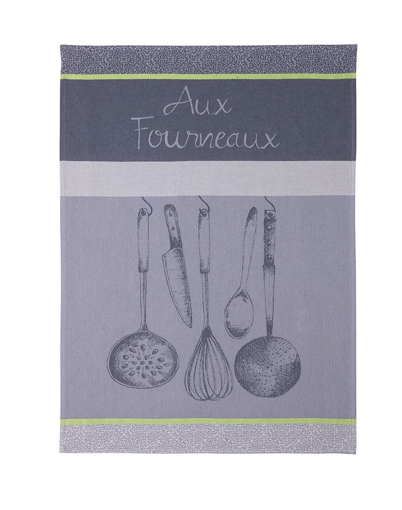 Torchons textile - Aux Fourneaux / Torchon jacquard - COUCKE