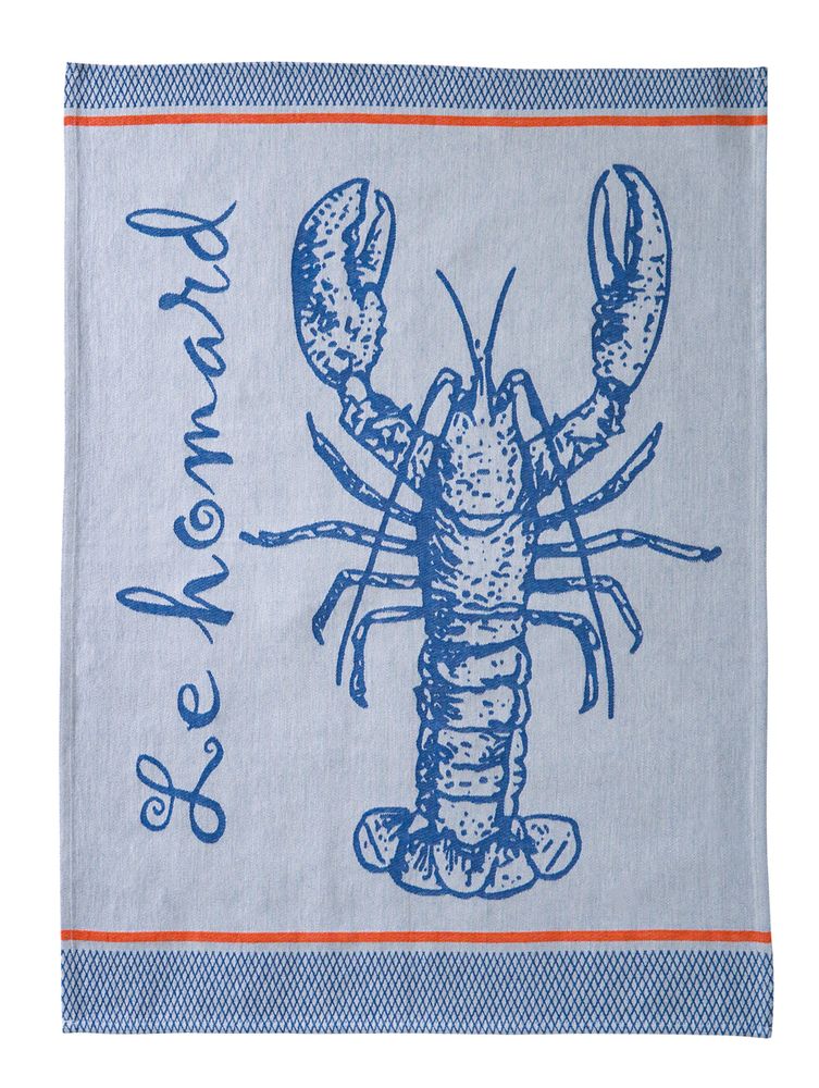 Tea towel - À la Pêche PJ / Tea towel - COUCKE