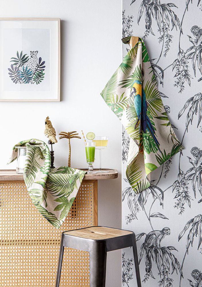 Torchons textile - Jungle / Torchon imprimé - COUCKE