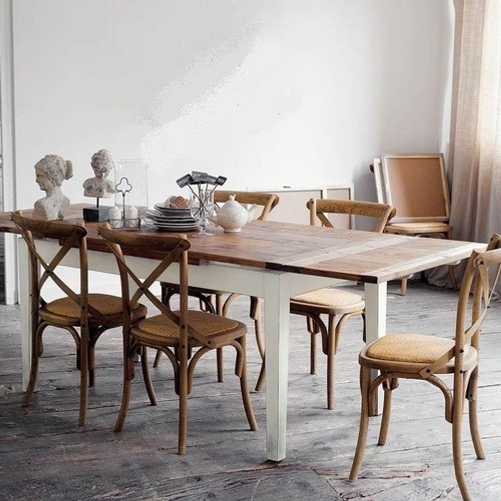 Dining Tables - Cyclades wooden table - LIVING MEDITERANEO