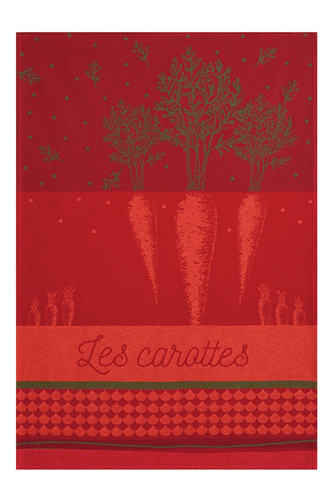 Tea towel - Carottes du Potager / Tea towel - COUCKE