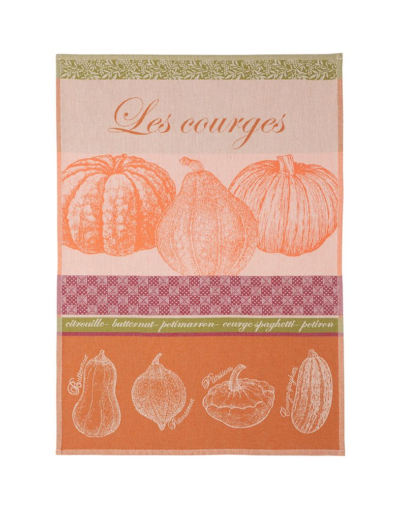 Torchons textile - Courges / Torchon jacquard - COUCKE