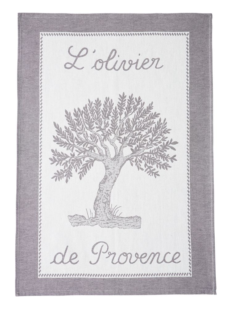 Torchons textile - Olivier Noir / Torchon jacquard - COUCKE