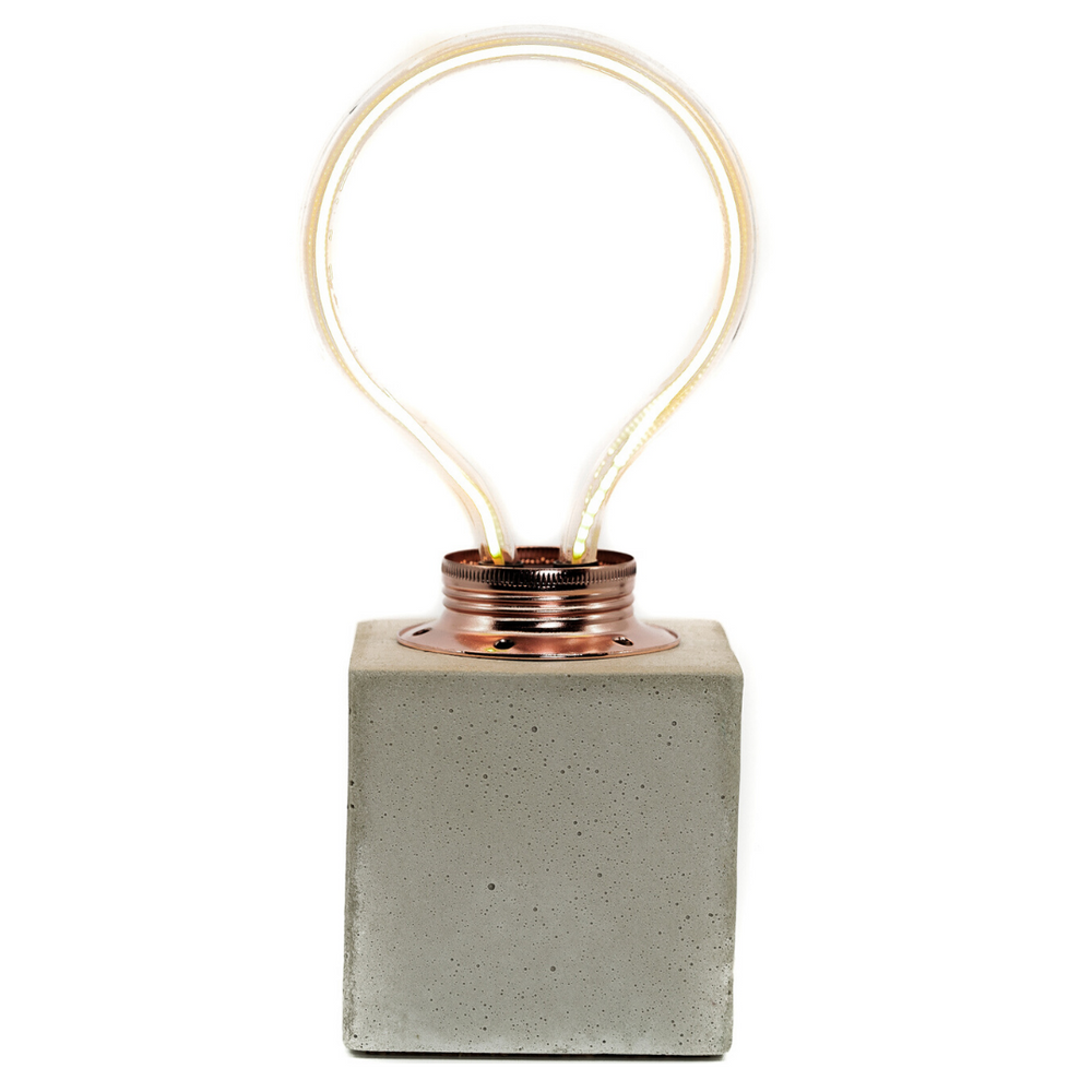 Decorative objects - Concrete Lamp | Bulb | - JUNNY
