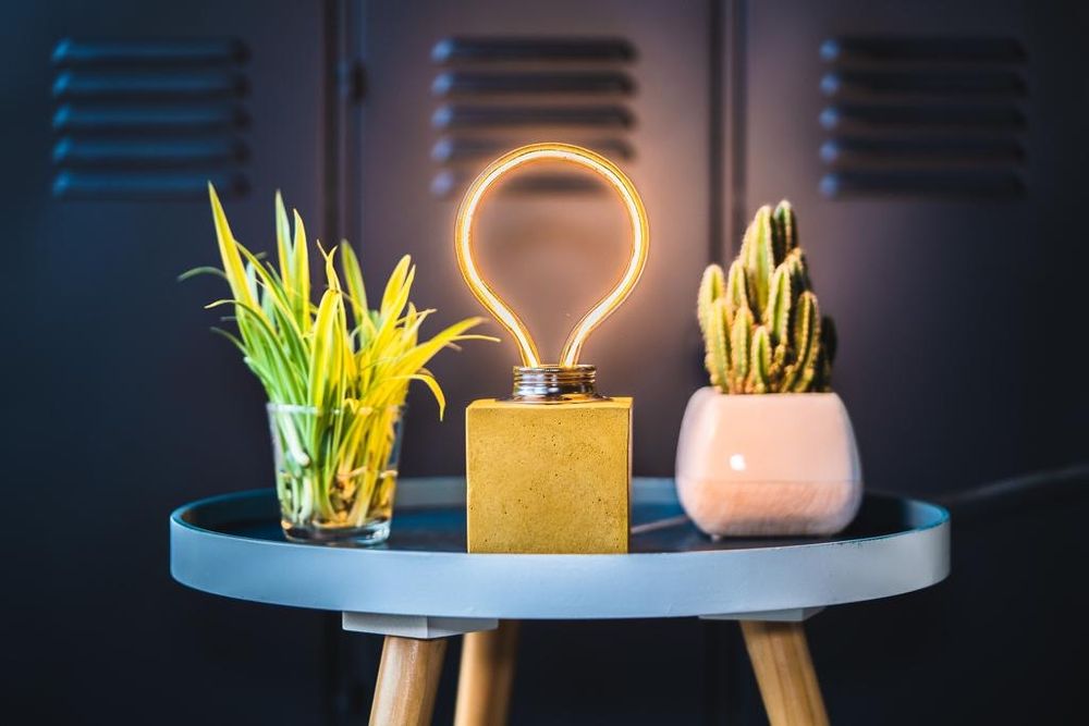 Decorative objects - Concrete Lamp | Bulb | - JUNNY