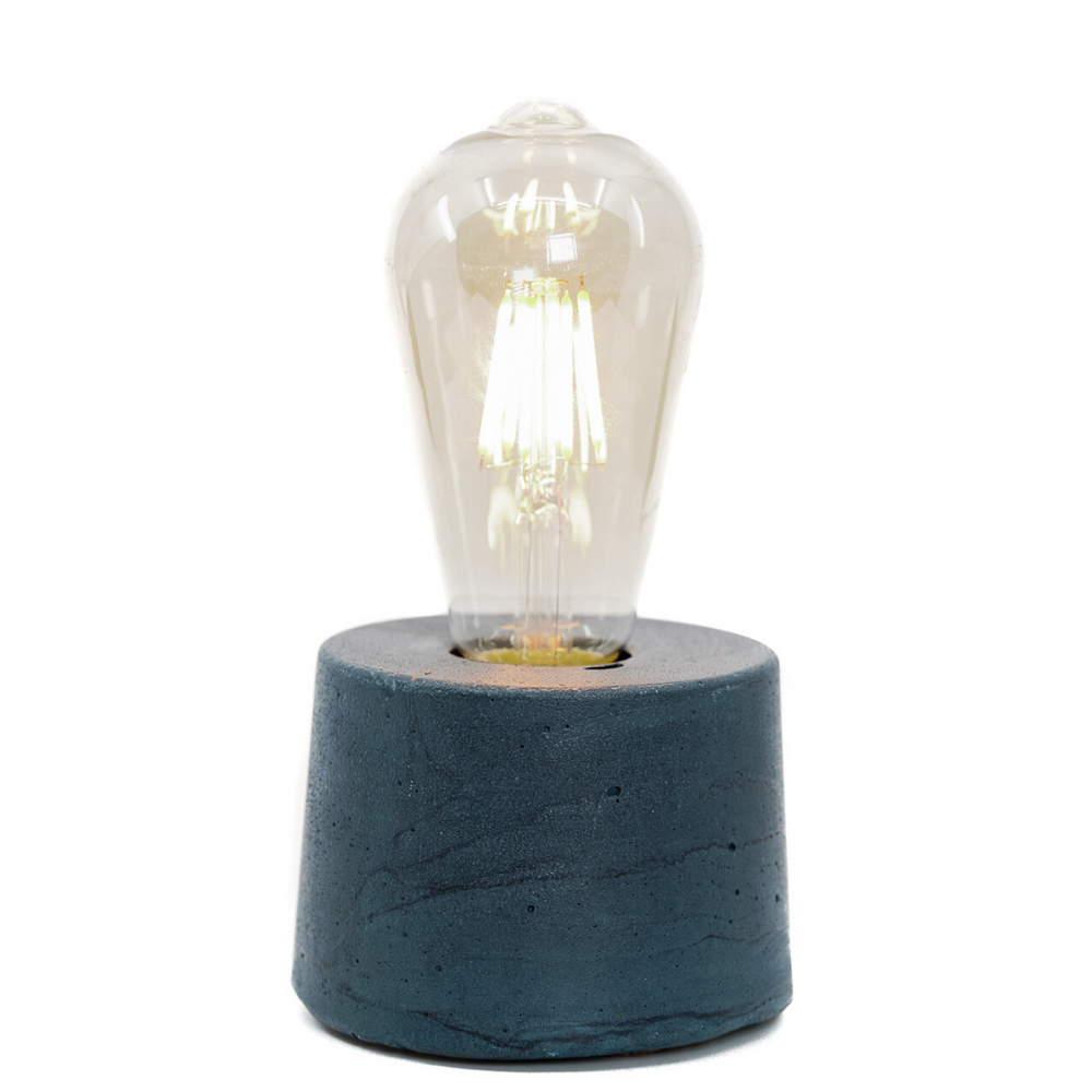 Objets de décoration - Lampe à poser | Lampe Béton | Collection lampe cylindre | Béton coloré - JUNNY