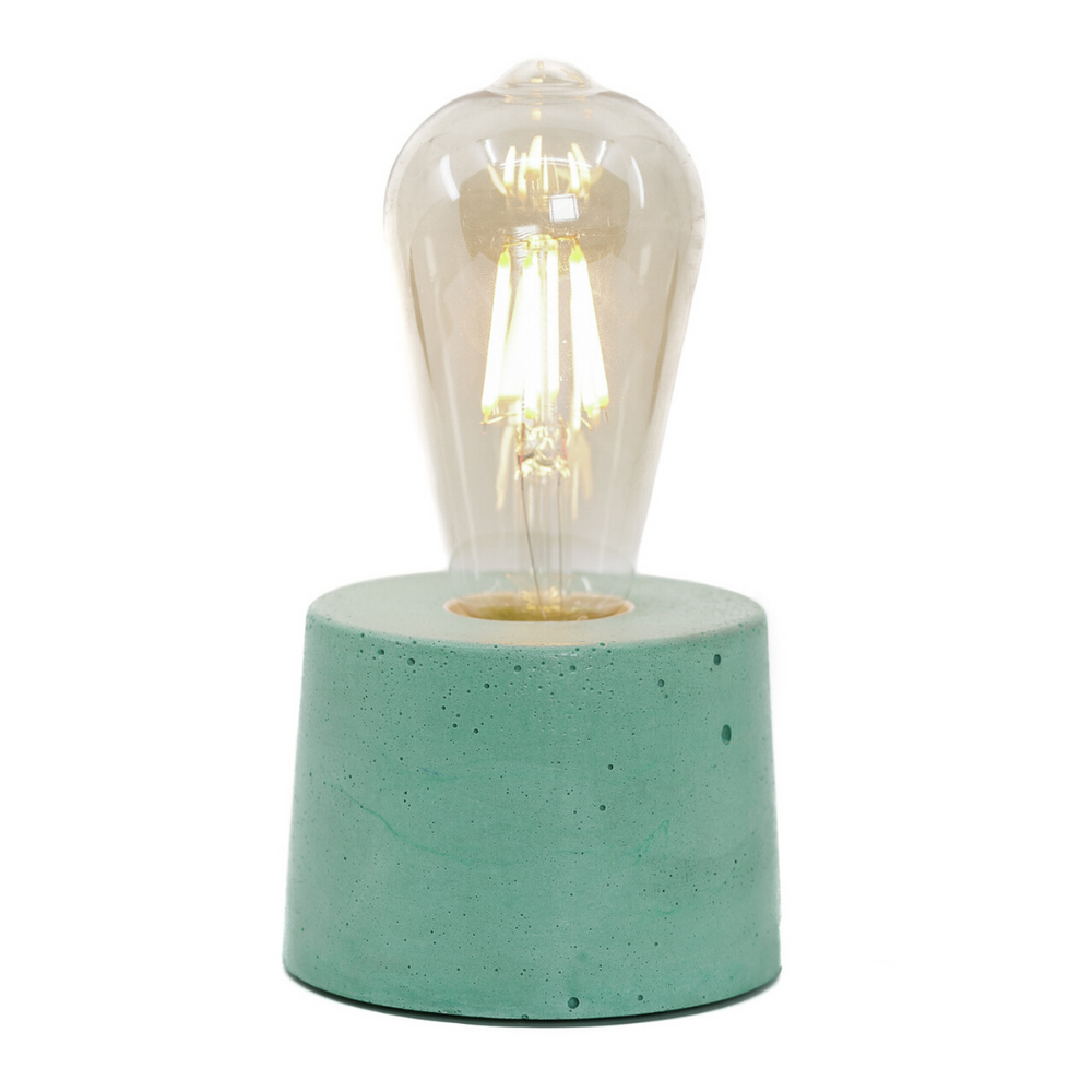 Objets de décoration - Lampe à poser | Lampe Béton | Collection lampe cylindre | Béton coloré - JUNNY