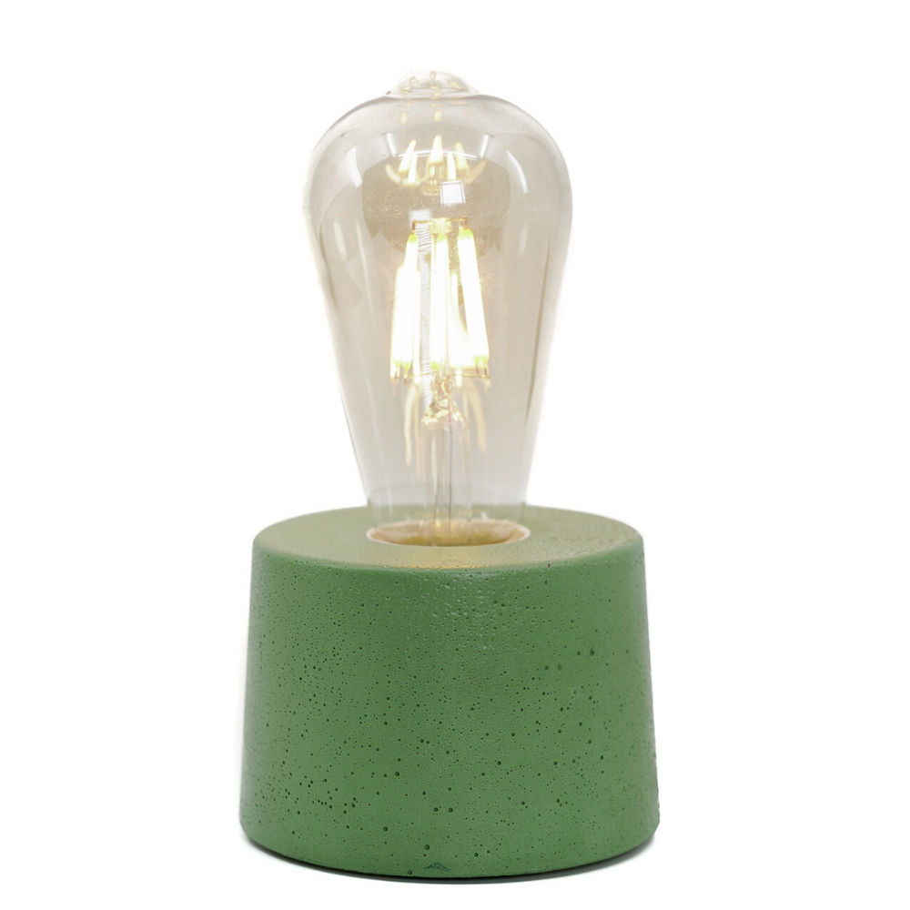 Objets de décoration - Lampe à poser | Lampe Béton | Collection lampe cylindre | Béton coloré - JUNNY