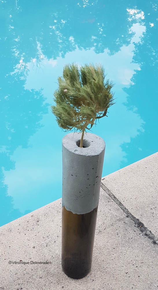 Vases - Soliflore Concrete Glass - DESIGN DE MATIÈRE