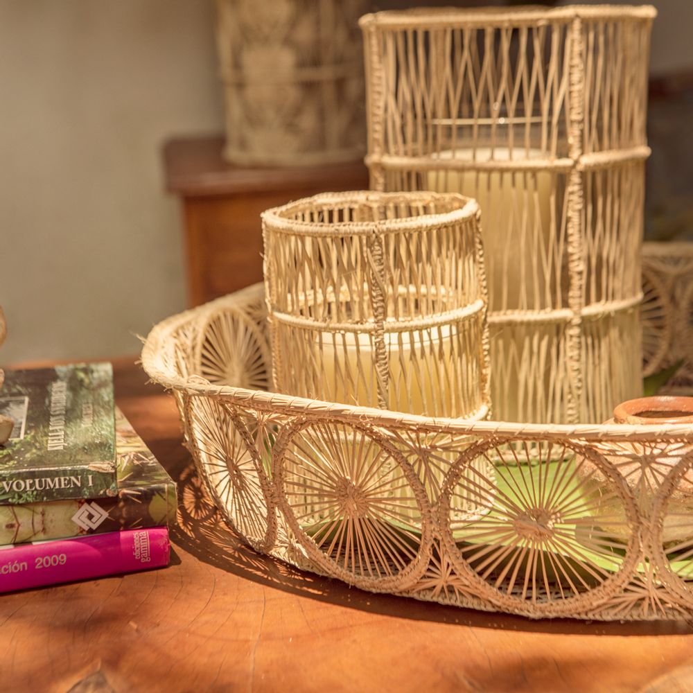 Plateaux - Plateau Soleil Rond - MYTO DESIGN RITUAL COLOMBIA
